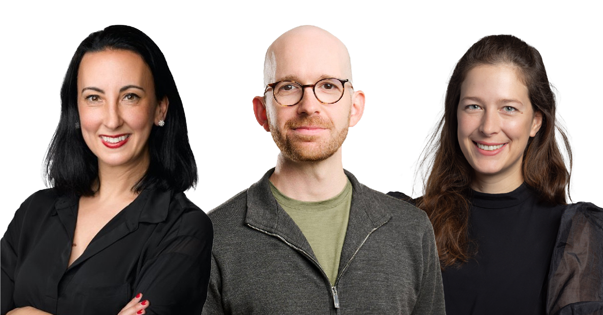 DDM's Prof Inti Zlobec, Prof Benjamin Ineichen and Prof Sarah Brüningk